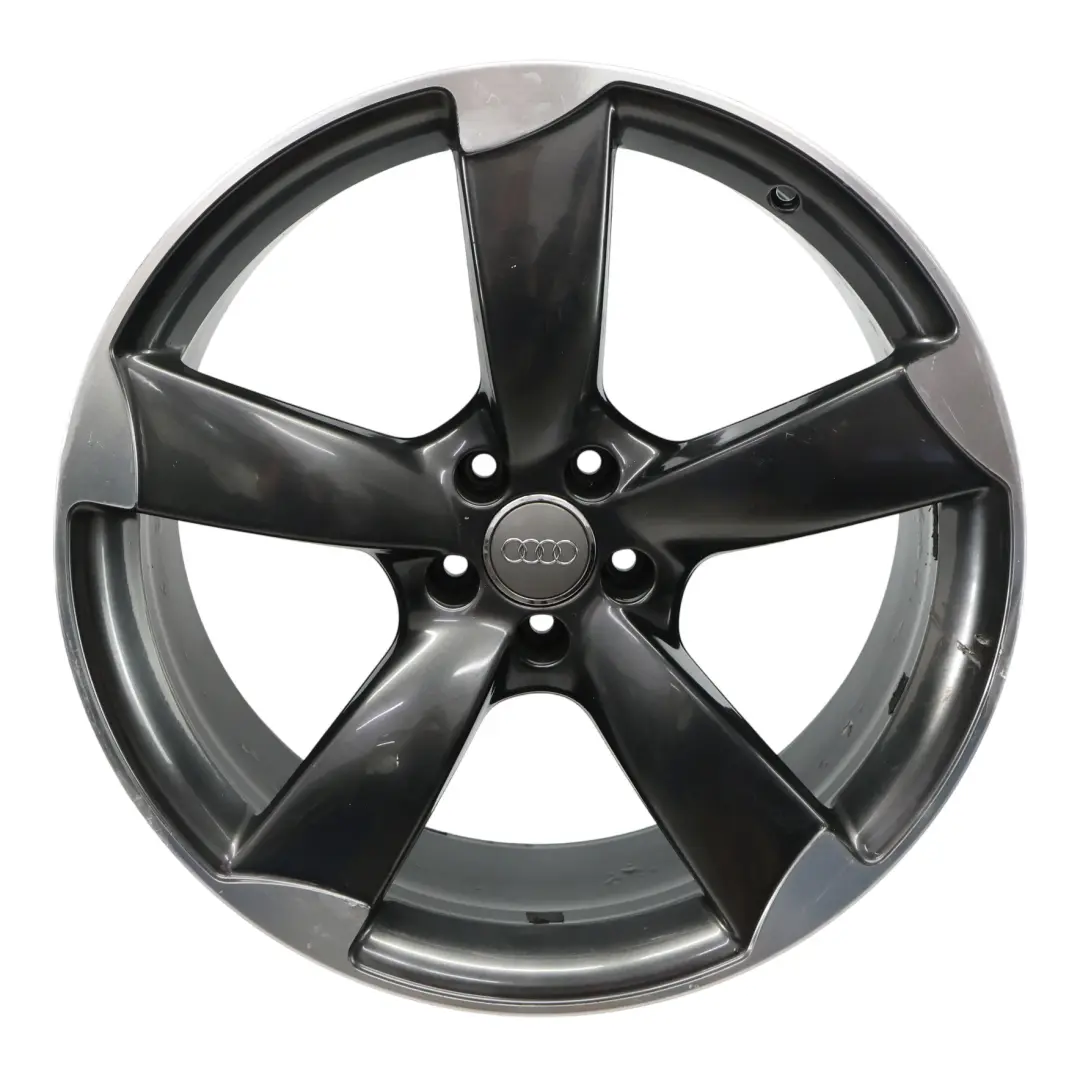 Rim Alloy Rotor Black 21" 9J ET:35 to Audi A8 4H D4 Wheel with Part number 4H0601025BA Audi A8 4H D4 Wheel Rim Alloy Rotor Black 21" 9J ET:35 - SKU 4H0601025BA-5 - Part number 4H0601025BA