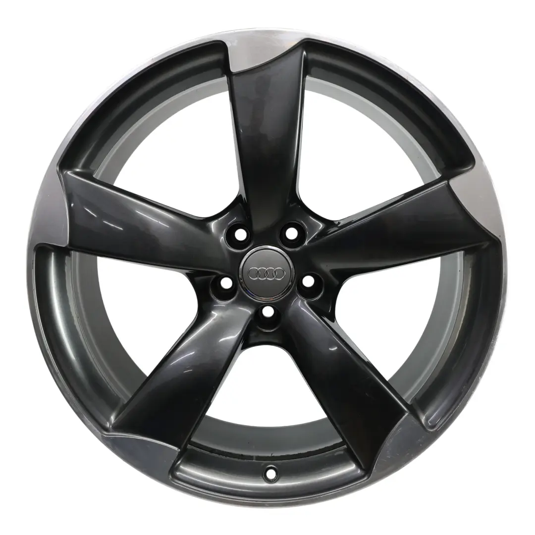 Cerchio In Lega Rotor Black 21" 9J ET:35 per Audi A8 4H D4 con numero di parte 4H0601025BA Audi A8 4H D4 Cerchio In Lega Rotor Black 21" 9J ET:35 - SKU 4H0601025BA-7 - Numero di parte 4H0601025BA