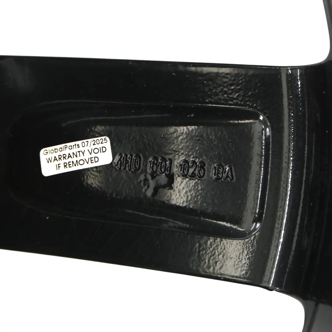 Audi A8 4H D4 Llanta De Aleación Rotor Negro 21" 9J ET:35 - SKU 4H0601025BA-7 - Número de pieza 4H0601025BA
