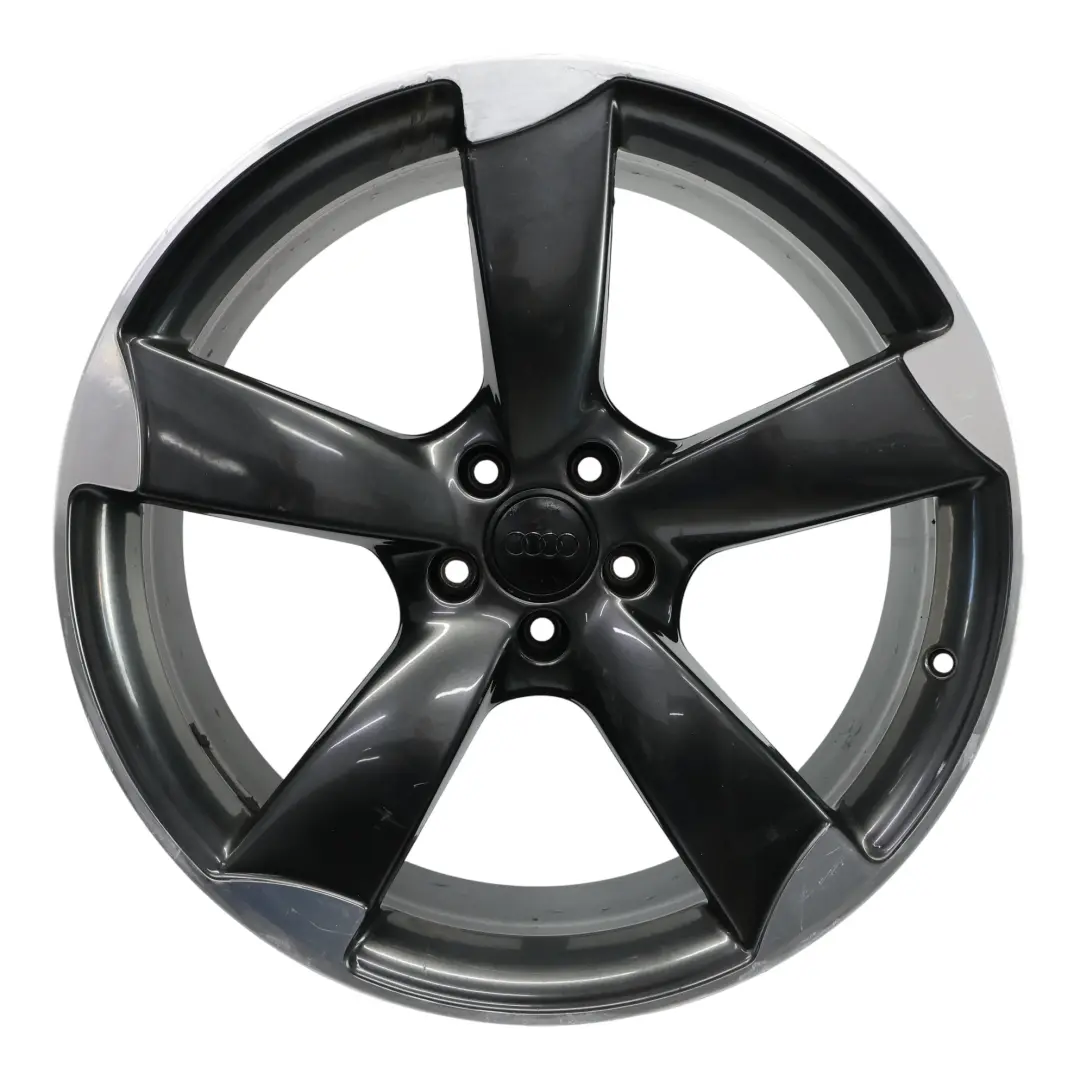 Audi A8 4H D4 Cerchio In Lega Nero 21" 9J ET:35 - SKU 4H0601025BA-8 - Numero di parte 4H0601025BA