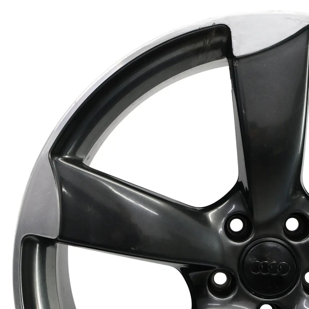 Leicht Metall Felge Rotor Schwarz 21" 9J ET:35 für Audi A8 4H D4 mit Teilenummer 4H0601025BA Audi A8 4H D4 Leicht Metall Felge Rotor Schwarz 21" 9J ET:35 - SKU 4H0601025BA-8 - Teilenummer 4H0601025BA