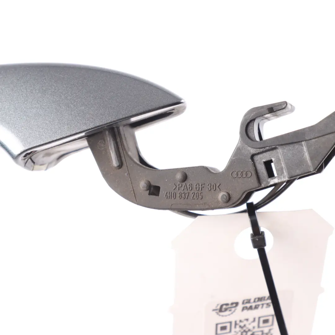 Door Grab Handle Front Left N/S Daytona Grey Pearl Effect - Z7S to Audi A7 4G with Part number 4H0837205 Audi A7 4G Door Grab Handle Front Left N/S Daytona Grey Pearl Effect - Z7S - SKU 4H0837205-DGR - Part number 4H0837205