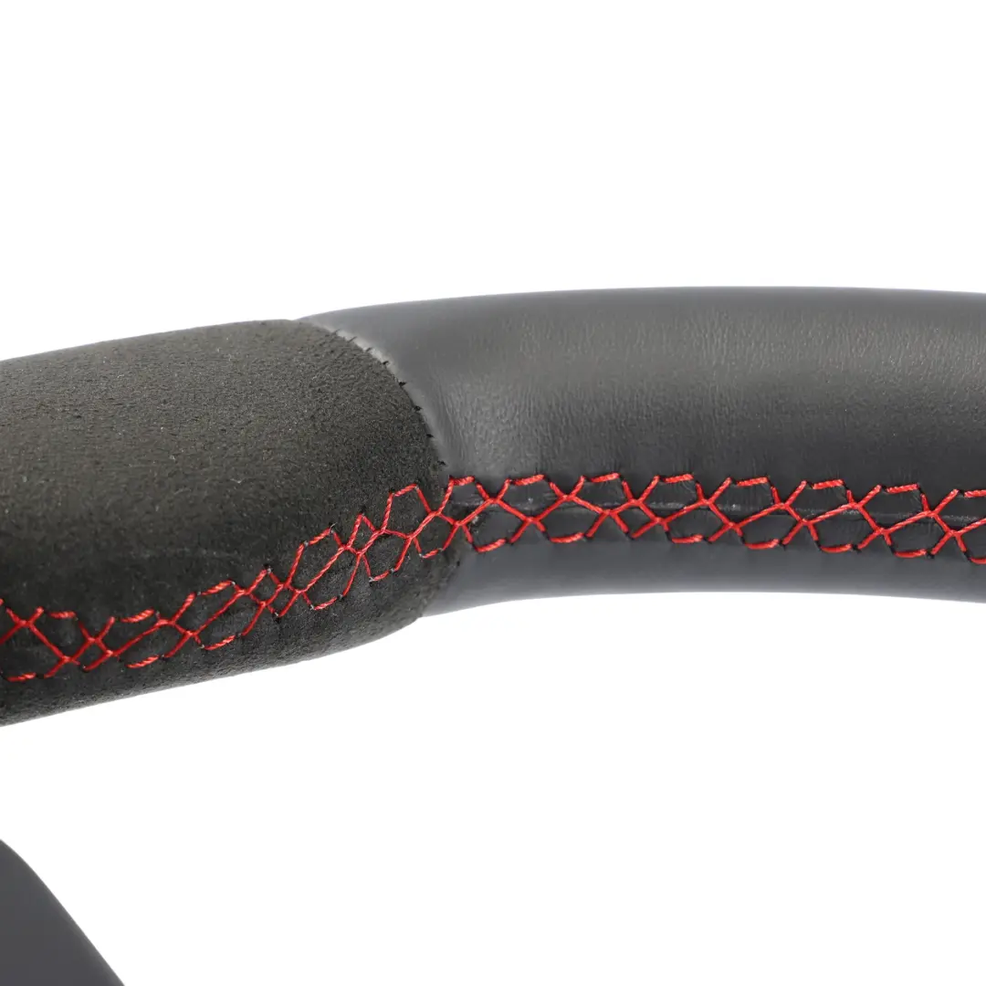 Mini F54 F55 F56 F60 LCI JCW Volante Sportivo NUOVO Pelle Nera Alcantara - SKU 5A0C814-1 - Numero di parte 5A0C814