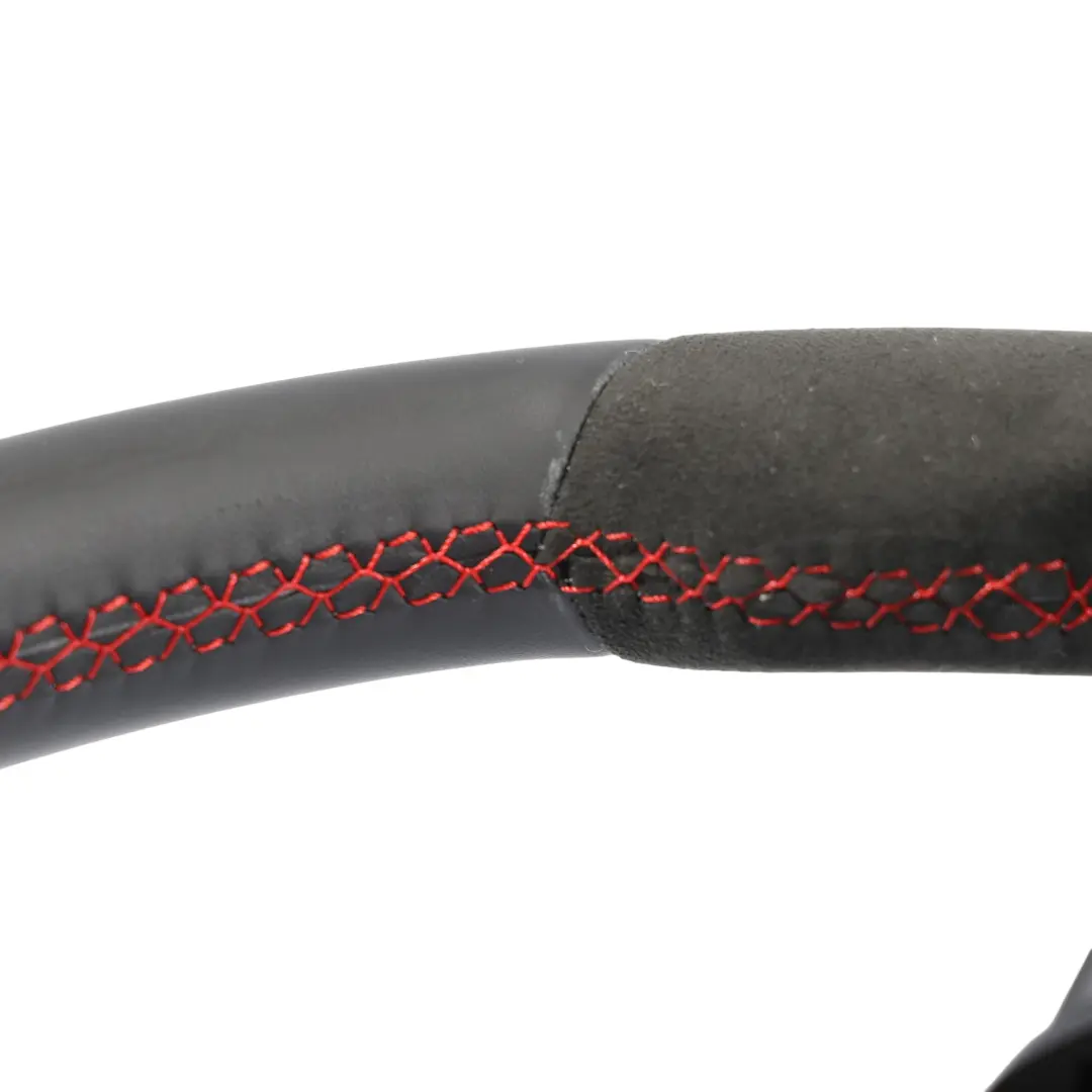 Sportivo NUOVO Pelle Nera Alcantara per Mini F54 F55 F56 F60 LCI JCW Volante con numero di parte 5A0C814 Mini F54 F55 F56 F60 LCI JCW Volante Sportivo NUOVO Pelle Nera Alcantara - SKU 5A0C814-1 - Numero di parte 5A0C814