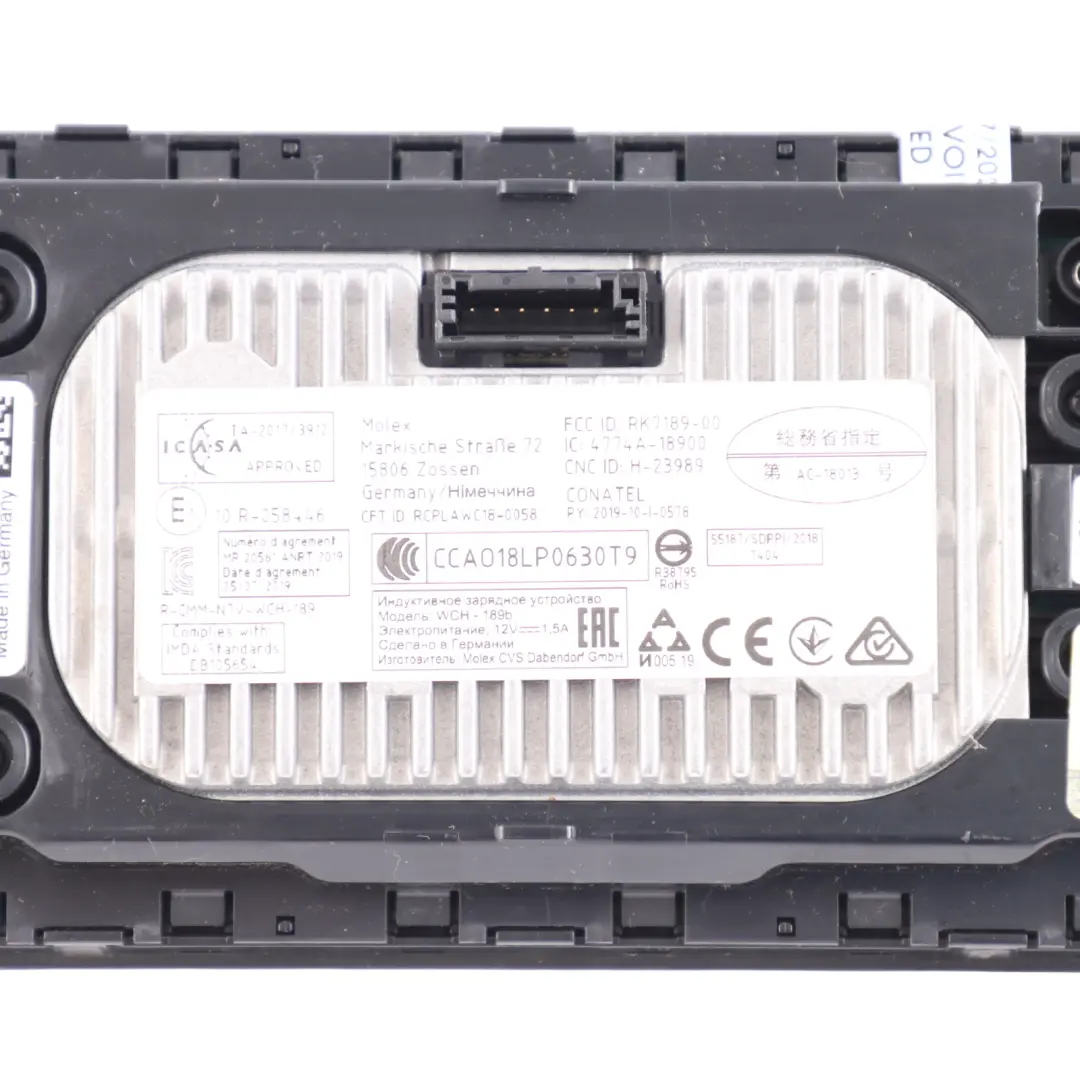 BMW F40 G20 G26 Wireless Charger Centre Console Charging Module Unit - SKU 5A1DB20 - Part number 5A1DB20