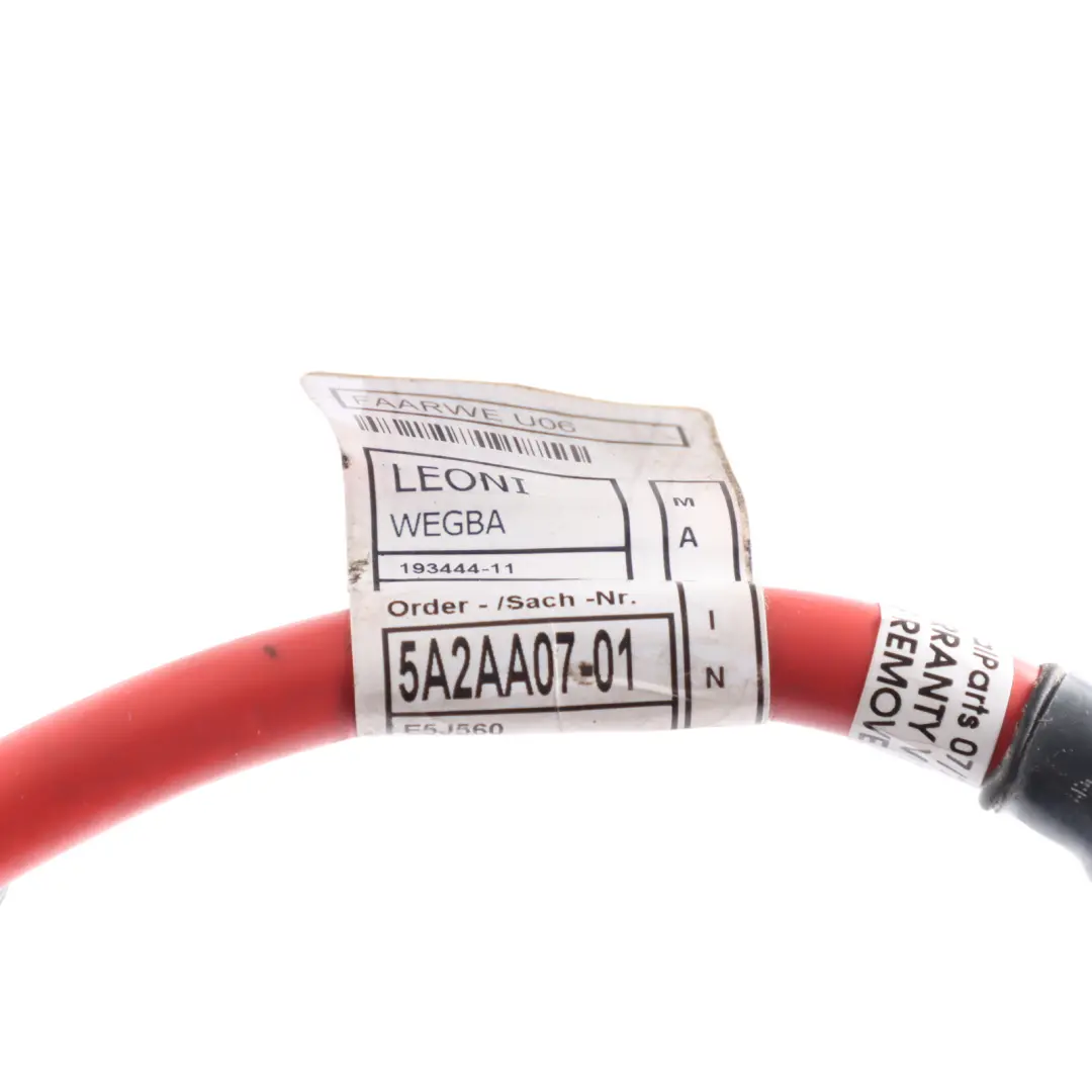 Arnés Cable Batería Positivo para BMW U06 Active Tourer con número de pieza 5A2AA07 BMW U06 Active Tourer Arnés Cable Batería Positivo - SKU 5A2AA07 - Número de pieza 5A2AA07