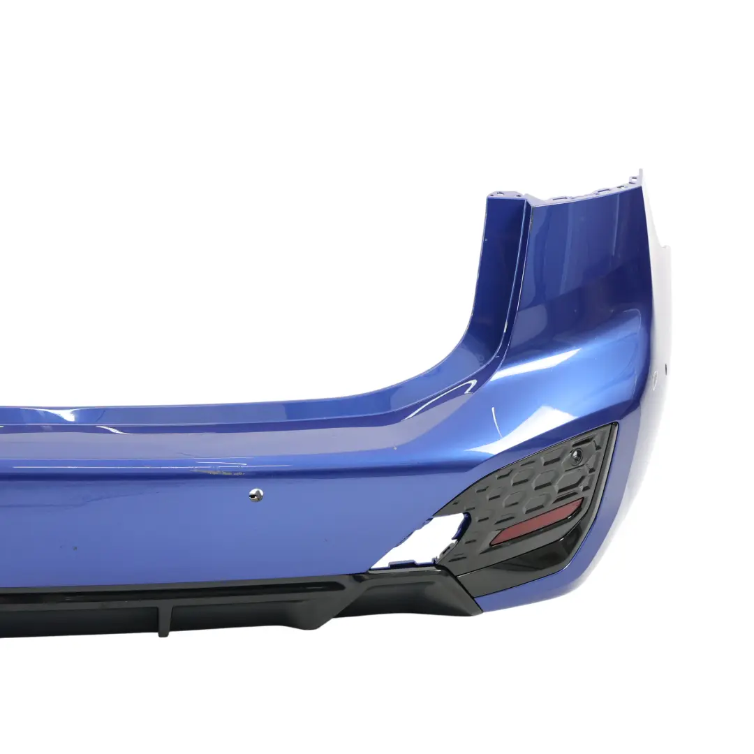 Bumper M Sport Trim Panel PDC Portimao Blue Metallic - C31 to BMW U06 Rear with Part number 5A360B3 BMW U06 Rear Bumper M Sport Trim Panel PDC Portimao Blue Metallic - C31 - SKU 5A360B3-POR - Part number 5A360B3