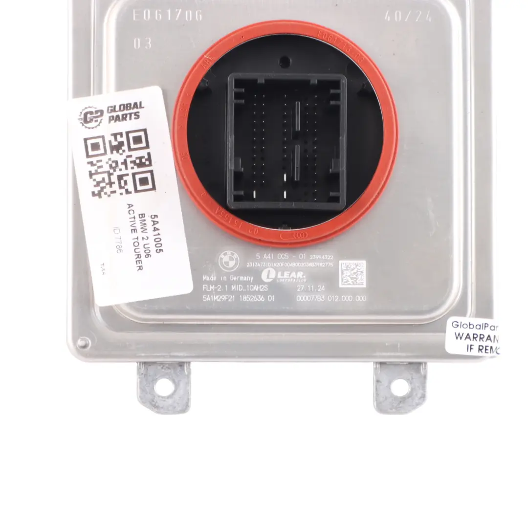 Module De Contrôle Des Phares FLM2 Mid pour BMW U06 iX I20 à propos du numéro de pièce 5A410C5 BMW U06 iX I20 Module De Contrôle Des Phares FLM2 Mid - SKU 5A410C5 - Numéro de pièce 5A410C5
