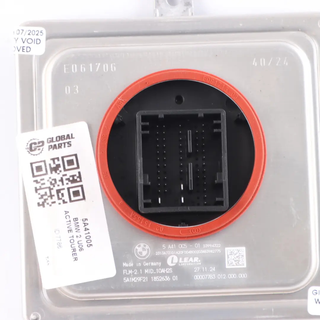 Module De Contrôle Des Phares FLM2 Mid pour BMW U06 iX I20 à propos du numéro de pièce 5A410C5 BMW U06 iX I20 Module De Contrôle Des Phares FLM2 Mid - SKU 5A410C5 - Numéro de pièce 5A410C5