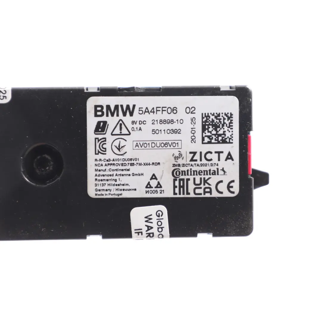 Módulo Amplificador Antena Diversity Unidad Control para BMW U06 X1 U11 con número de pieza 5A4FF06 BMW U06 X1 U11 Módulo Amplificador Antena Diversity Unidad Control - SKU 5A4FF06 - Número de pieza 5A4FF06