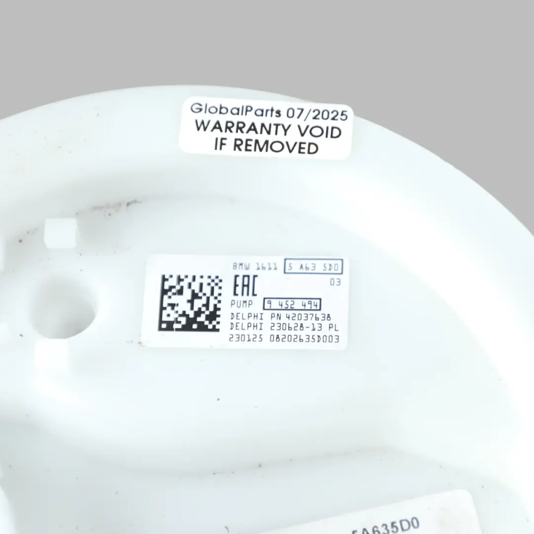 B38N Petrol Engine Fuel Pump Sender Tank Unit to BMW U06 with Part number 5A635D0 BMW U06 B38N Petrol Engine Fuel Pump Sender Tank Unit - SKU 5A635D0 - Part number 5A635D0