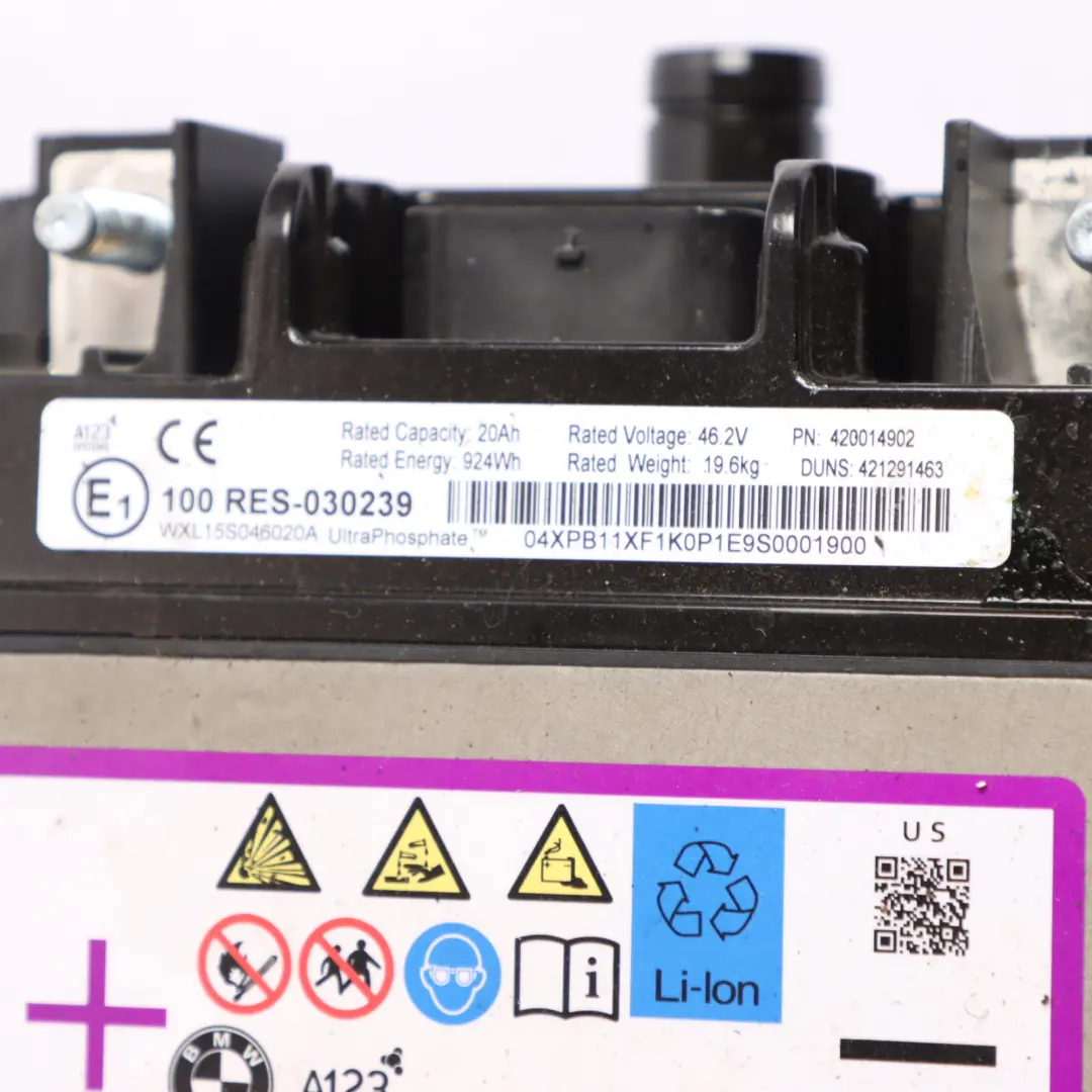  Battery Li-ion BMW U06 X1 U11 X2 U10 Accumulator 20Ah 48V 924Wh - SKU 5A64DD1 - Part number 5A64DD1