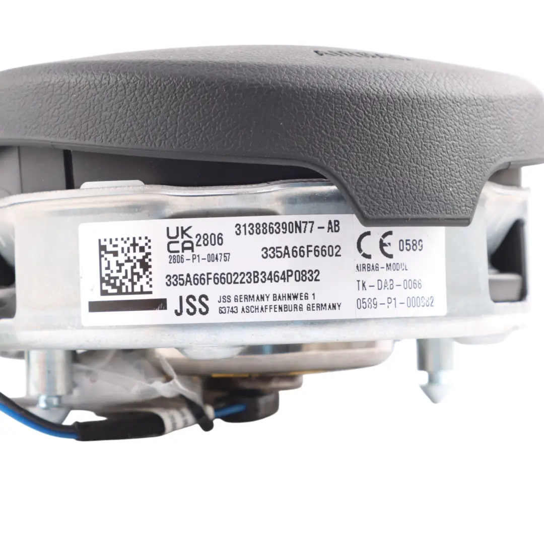 BMW F20 F21 F30 Steering Wheel Driver's Air Module Cap Unit - SKU 5A66F66 - Part number 5A66F66