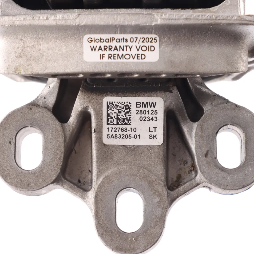 Gearbox Support Bracket Mount to BMW F70 U06 with Part number 5A83205 BMW F70 U06 Gearbox Support Bracket Mount - SKU 5A83205 - Part number 5A83205