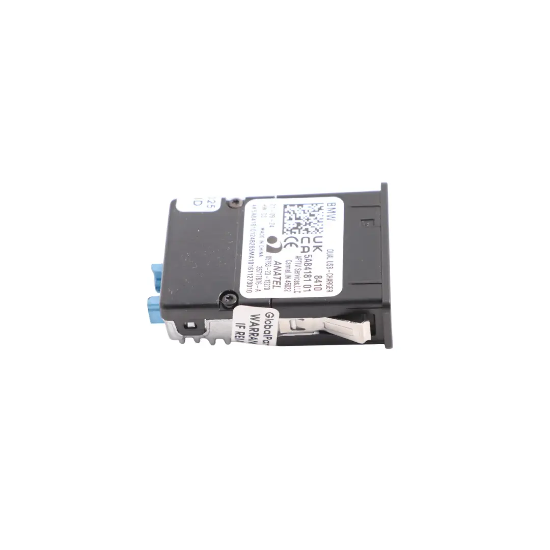 BMW F70 U06 X1 U11 Mini F65 F66 Puerto USB Enchufe Doble - SKU 5A84181 - Número de pieza 5A84181