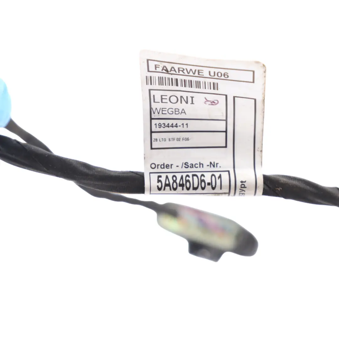Front Bumper PDC Loom Cables Wiring Set to BMW U06 with Part number 5A846D6 BMW U06 Front Bumper PDC Loom Cables Wiring Set - SKU 5A846D6 - Part number 5A846D6
