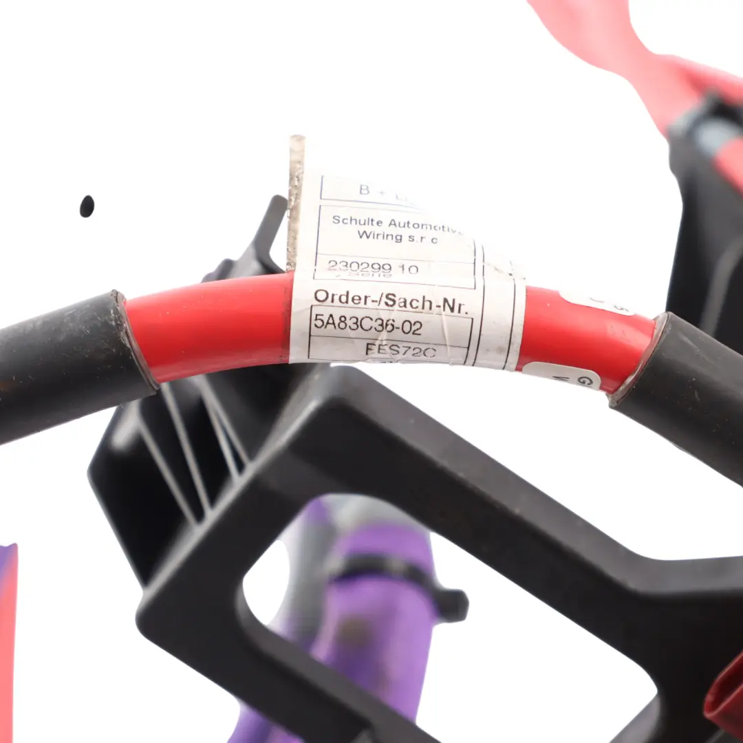 Positive Power Cable Harness Wiring Underfloor Lead 5A83C36 to BMW U06 with Part number 5A90876 BMW U06 Positive Power Cable Harness Wiring Underfloor Lead 5A83C36 - SKU 5A90876-1 - Part number 5A90876