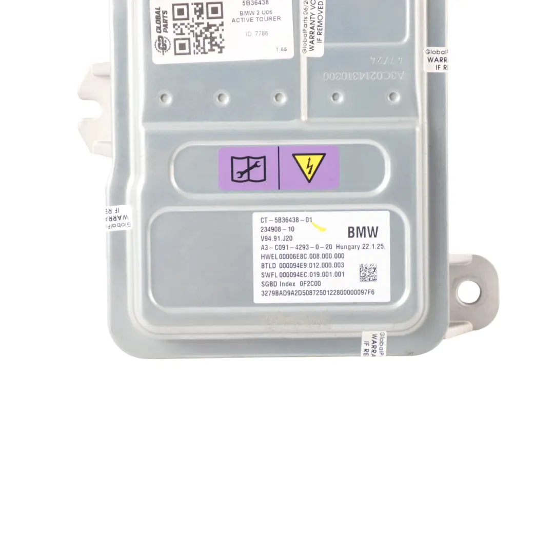 Hybrid Module BMW F70 F74 U06 Electric Control Unit - SKU 5B36438 - Part number 5B36438