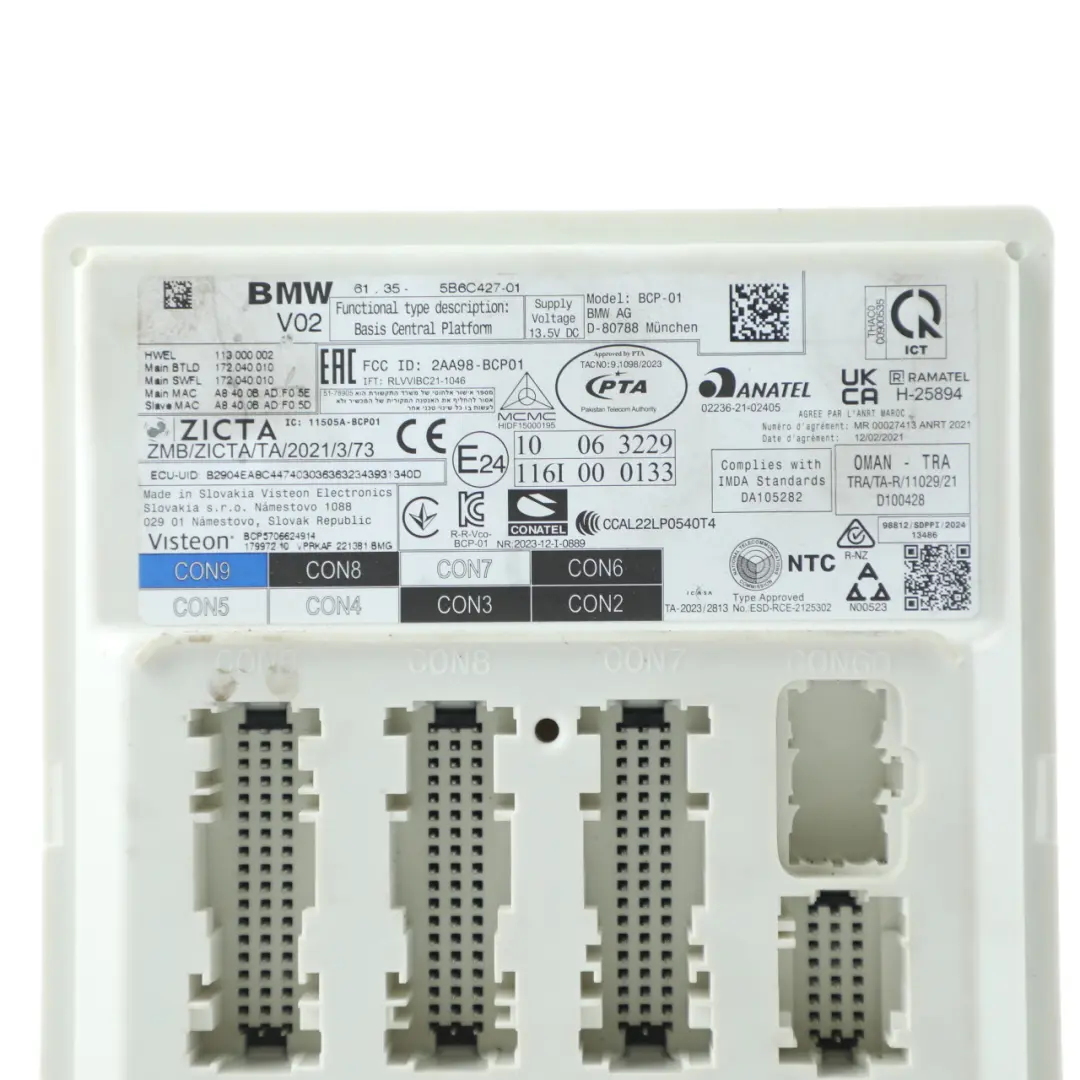 BMW U06 1.5i Mild Hybrid 220i B38N 170HP Engine ECU Kit DME BCP + Key - SKU 5B4D4A9-1 - Part number 5B4D4A9