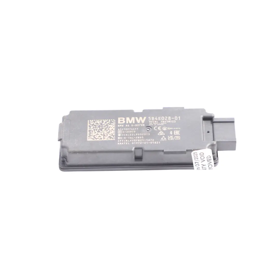  Remote Control Receiver BMW F70 X5 G05 G60 U06 Mini F65 Radio Module - SKU 5B4E028 - Part number 5B4E028