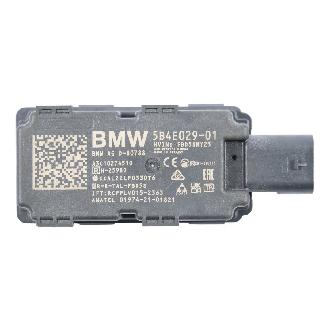 Odbiornik Radiowy Kluczyka Pilota do BMW X5 G05 U06 Mini F65 o numerze 5B4E029 BMW X5 G05 U06 Mini F65 Odbiornik Radiowy Kluczyka Pilota - SKU 5B4E029 - Numer Części 5B4E029