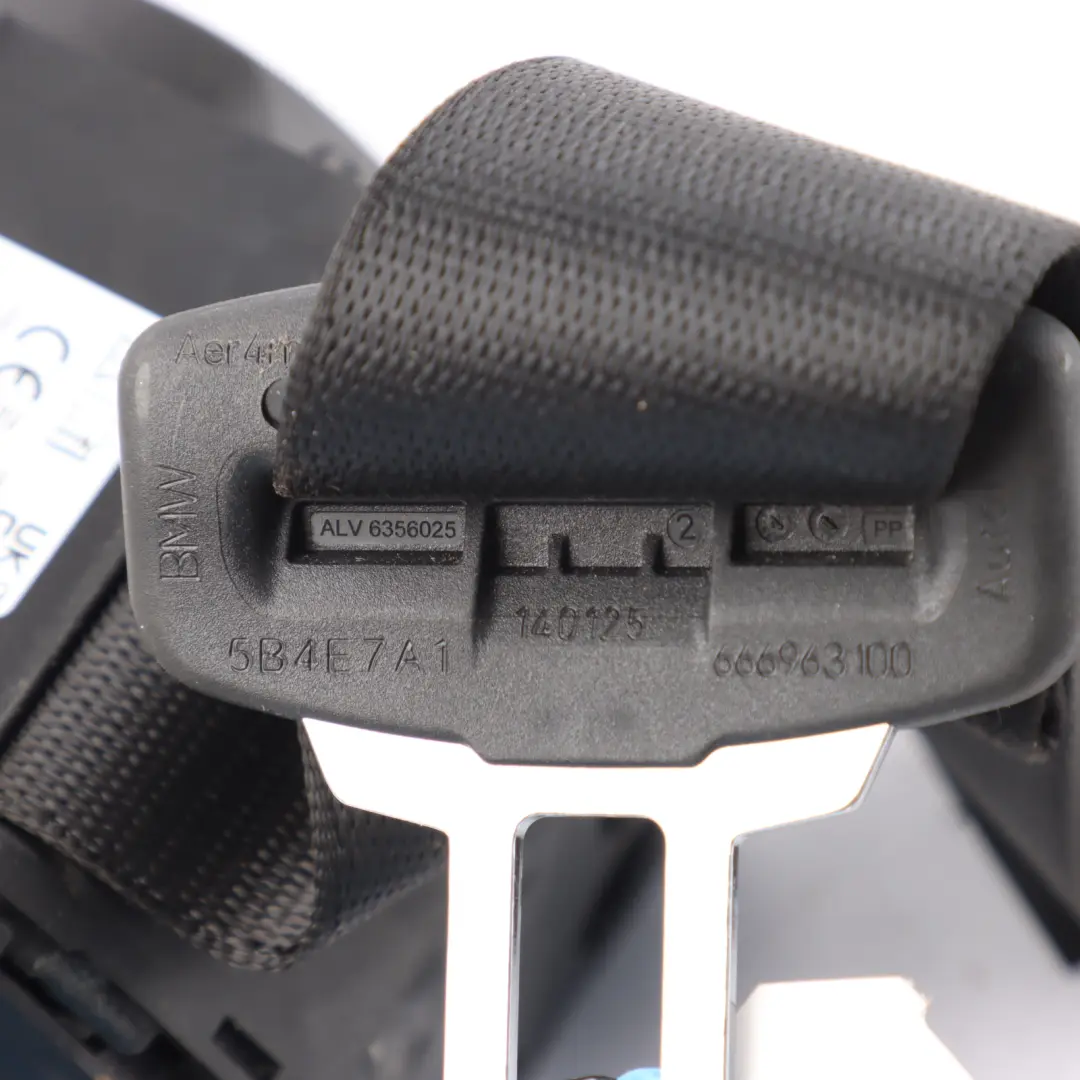 BMW U06 Active Tourer Cintura Superiore Cinghia Posteriore Esterna Nero - SKU 5B4E7A1 - Numero di parte 5B4E7A1