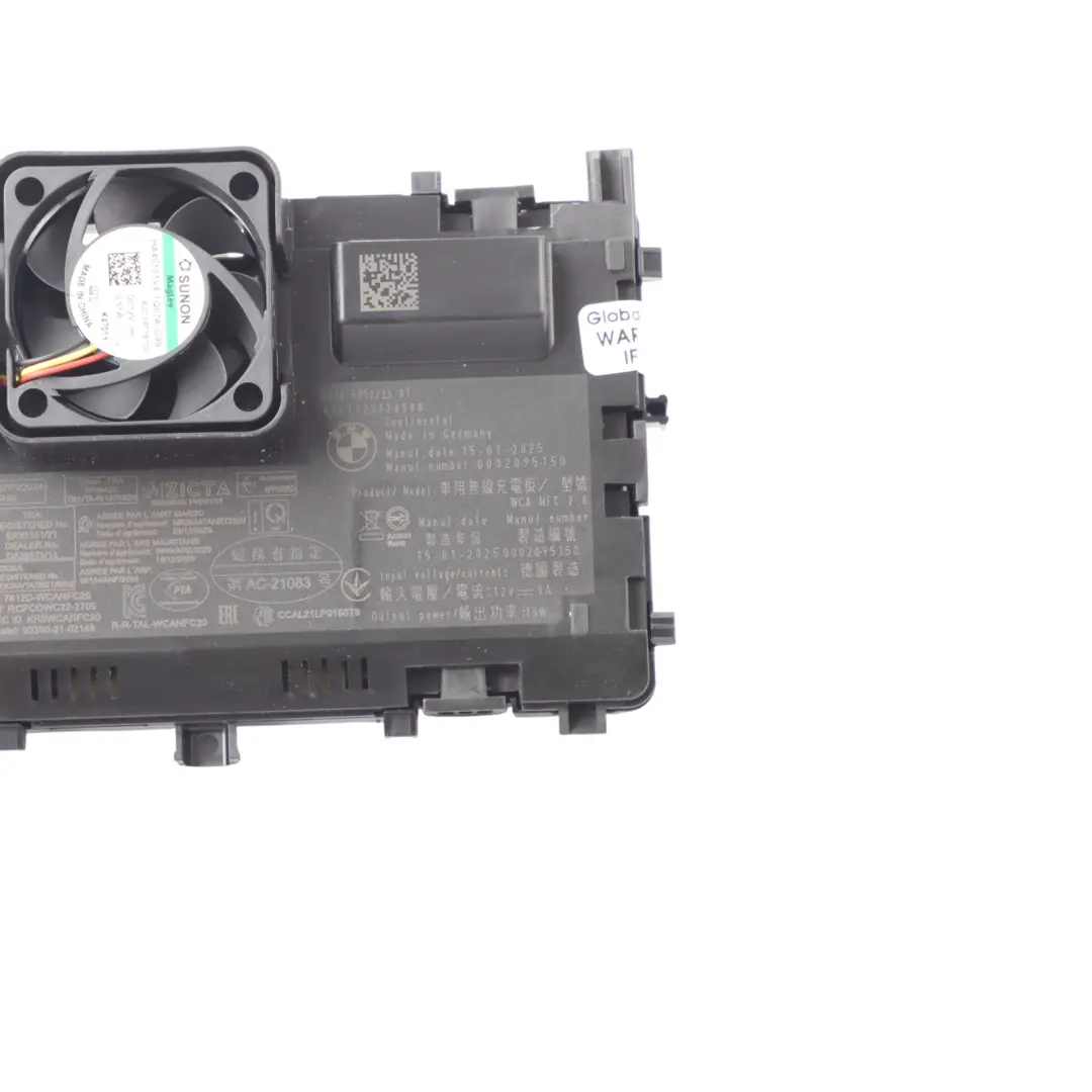 BMW F70 U06 Wireless Charger Centre Console Phone Charging Module Unit - SKU 5B52225 - Part number 5B52225