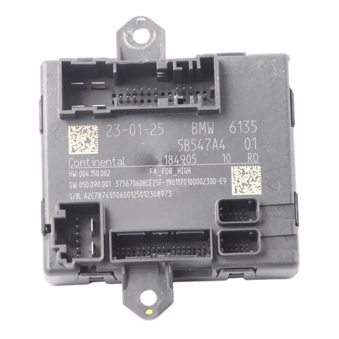 BMW E65 E66 E67 Control Unit Door Front Driver's Side 5B547A4