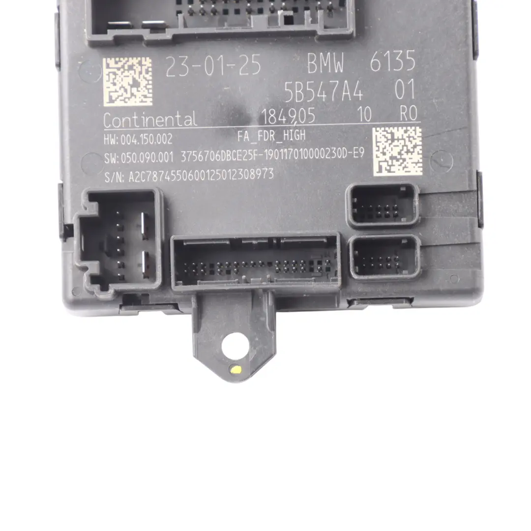 BMW E65 E66 E67 Control Unit Door Front Driver's Side - SKU 5B547A4 - Part number 5B547A4