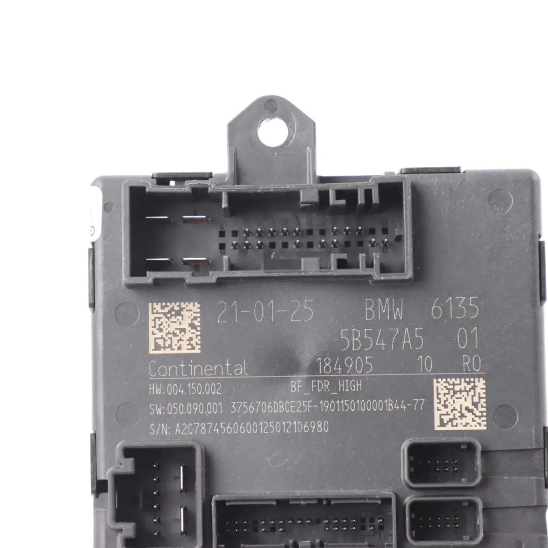 Control Unit Door Front Passenger Side to BMW E65 E66 E67 with Part number 5B547A5 BMW E65 E66 E67 Control Unit Door Front Passenger Side - SKU 5B547A5 - Part number 5B547A5