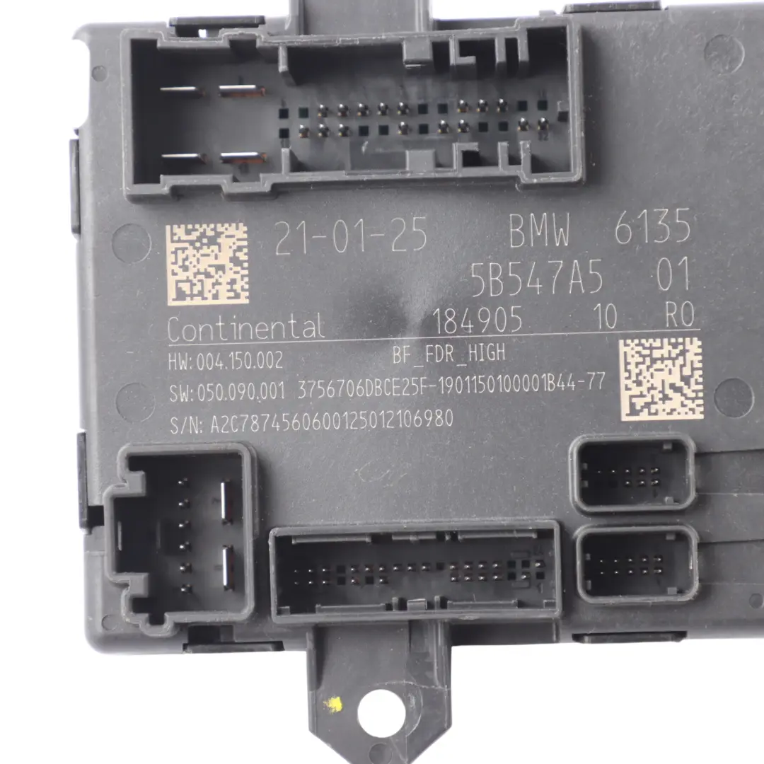 Control Unit Door Front Passenger Side to BMW E65 E66 E67 with Part number 5B547A5 BMW E65 E66 E67 Control Unit Door Front Passenger Side - SKU 5B547A5 - Part number 5B547A5