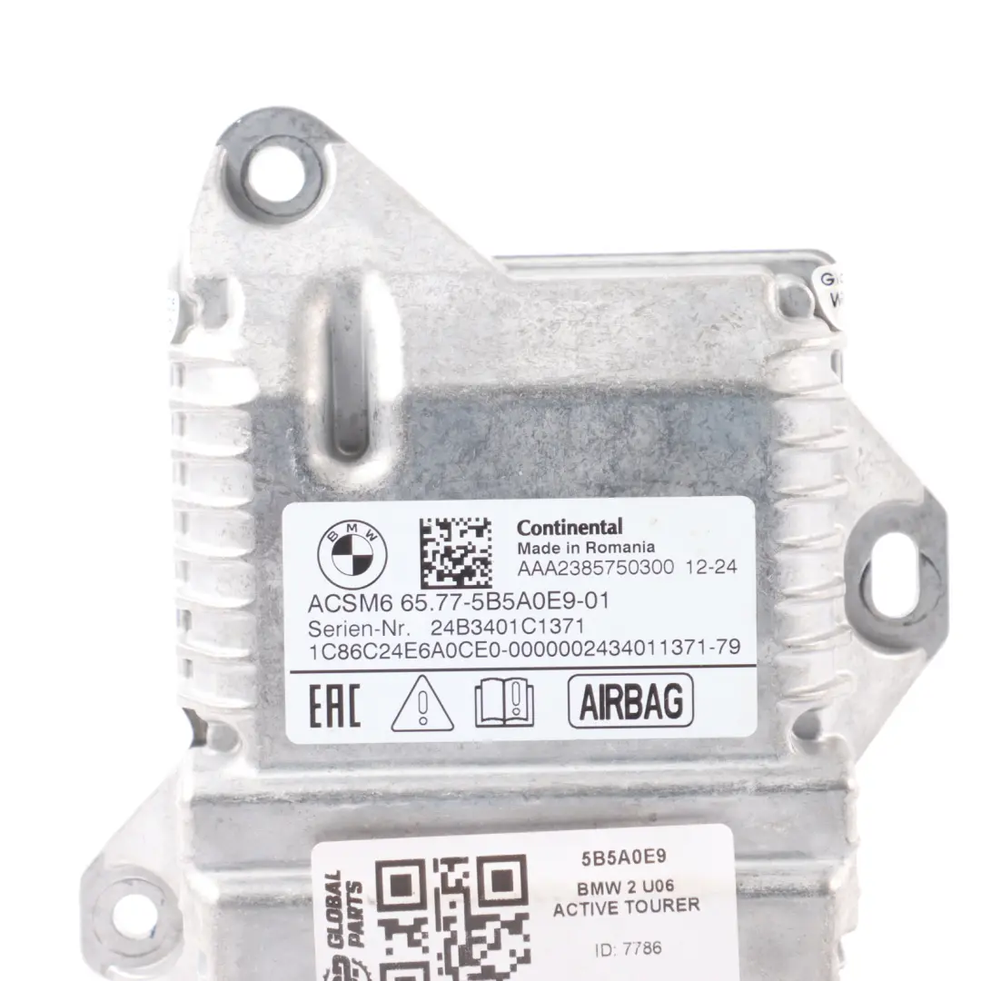 BMW F70 F74 U06 U10 U11 Air Module Control Unit ECU - SKU 5B5A0E9 - Part number 5B5A0E9