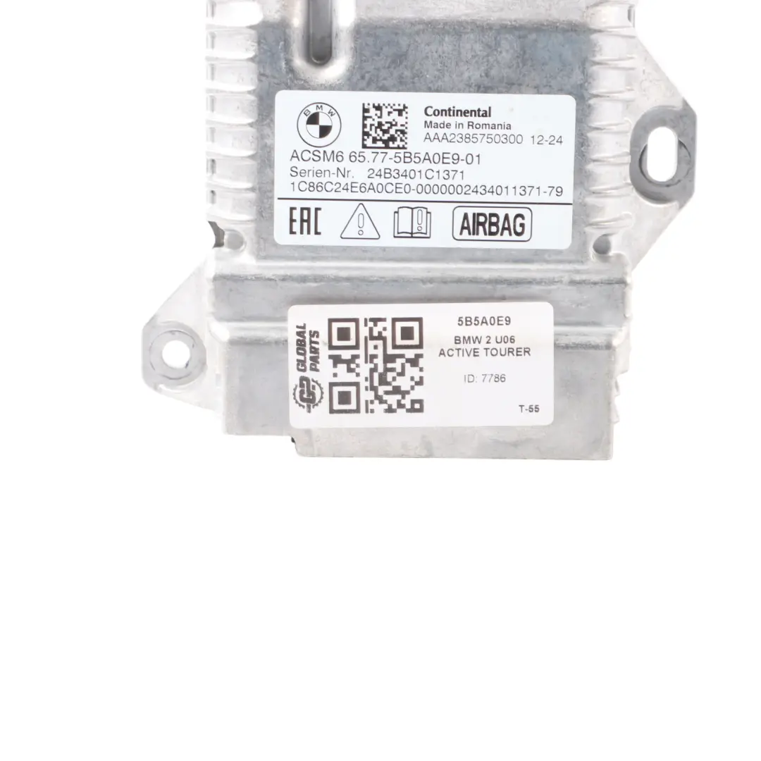 BMW F70 F74 U06 U10 U11 Air Module Control Unit ECU - SKU 5B5A0E9 - Part number 5B5A0E9