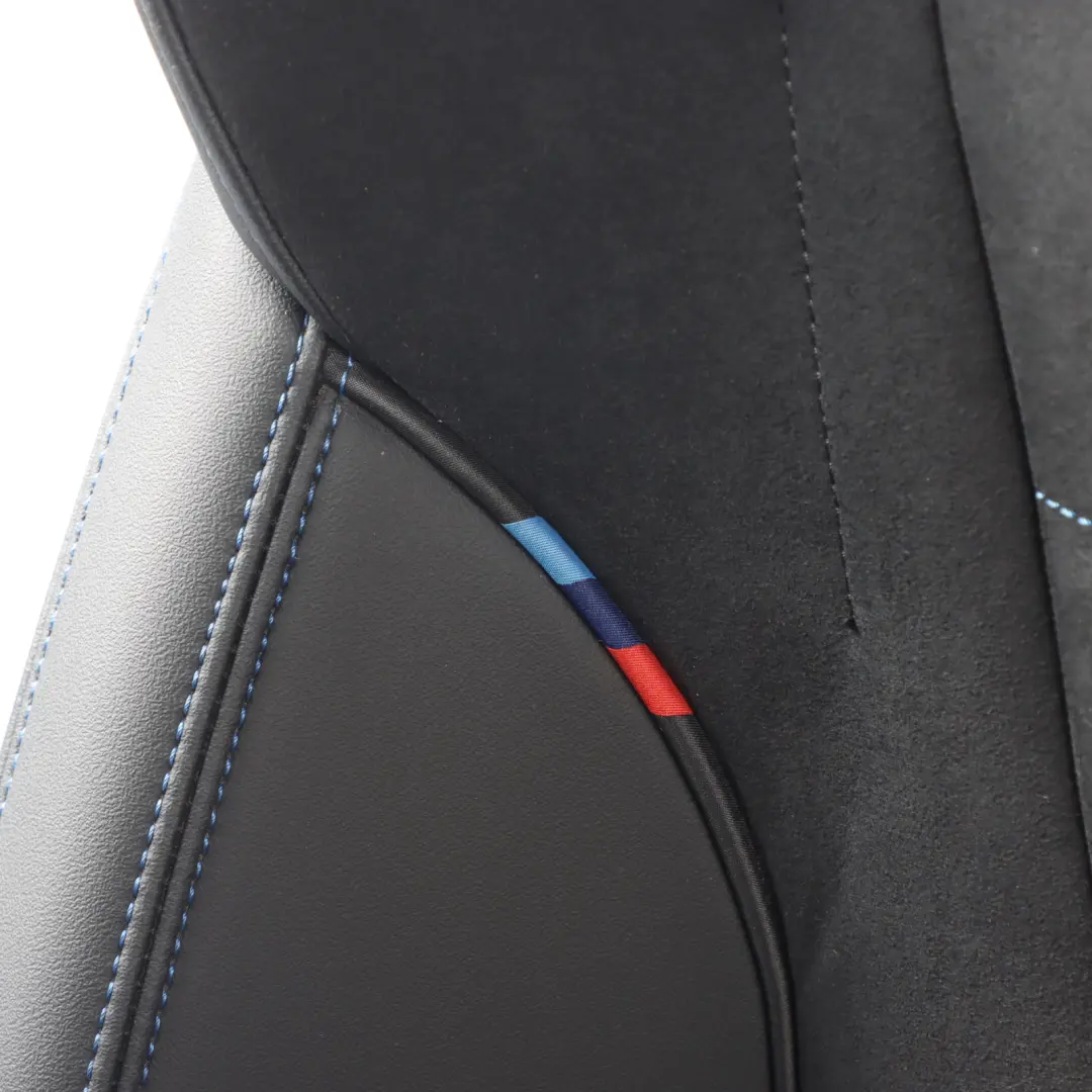 BMW U06 Front Sport Seat Heated Left N/S Interior Alcantara Black Contrast Blue - SKU 5B634E3-1 - Part number 5B634E3