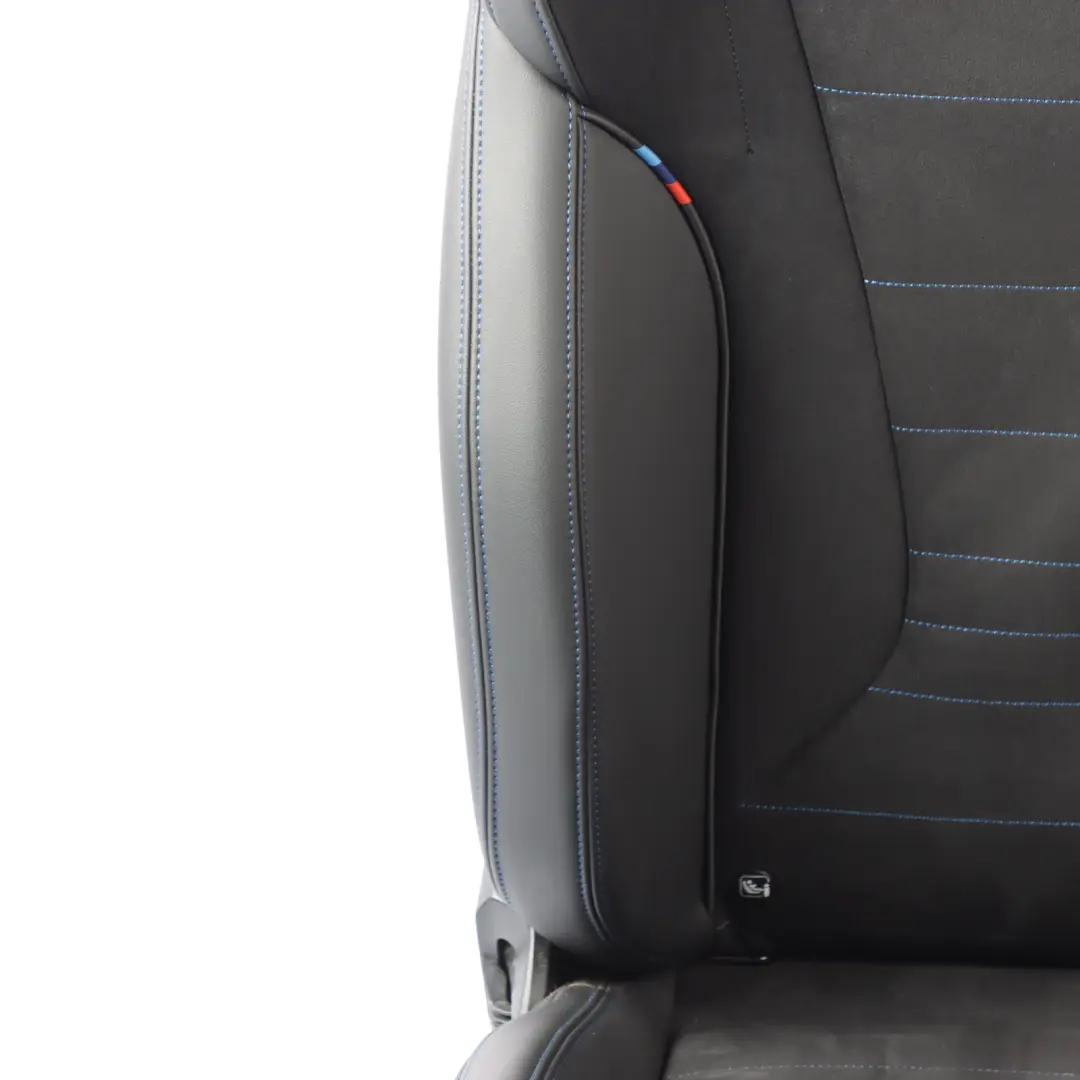 BMW U06 Front Sport Seat Heated Left N/S Interior Alcantara Black Contrast Blue - SKU 5B634E3-1 - Part number 5B634E3