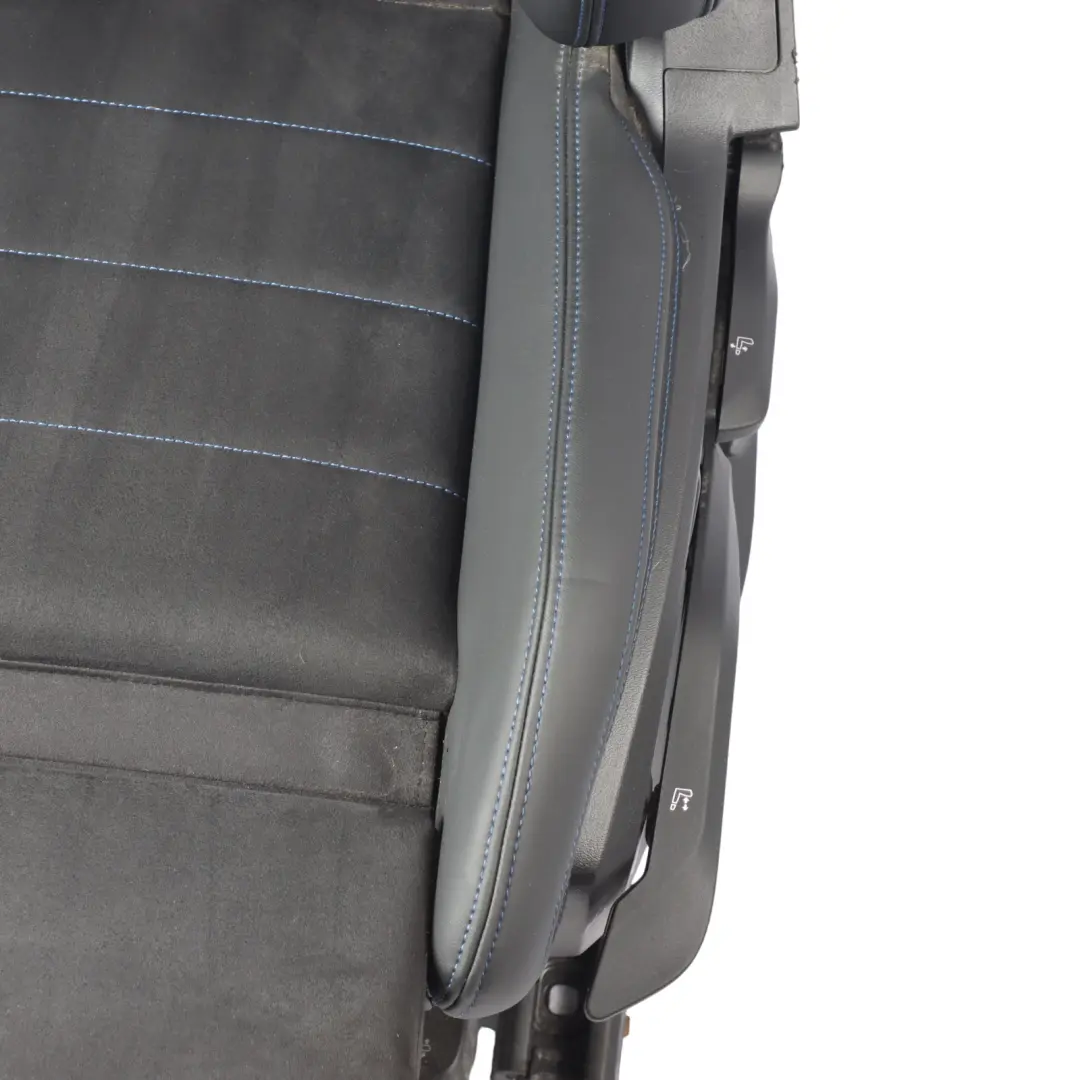 BMW U06 Front Sport Seat Heated Left N/S Interior Alcantara Black Contrast Blue - SKU 5B634E3-1 - Part number 5B634E3