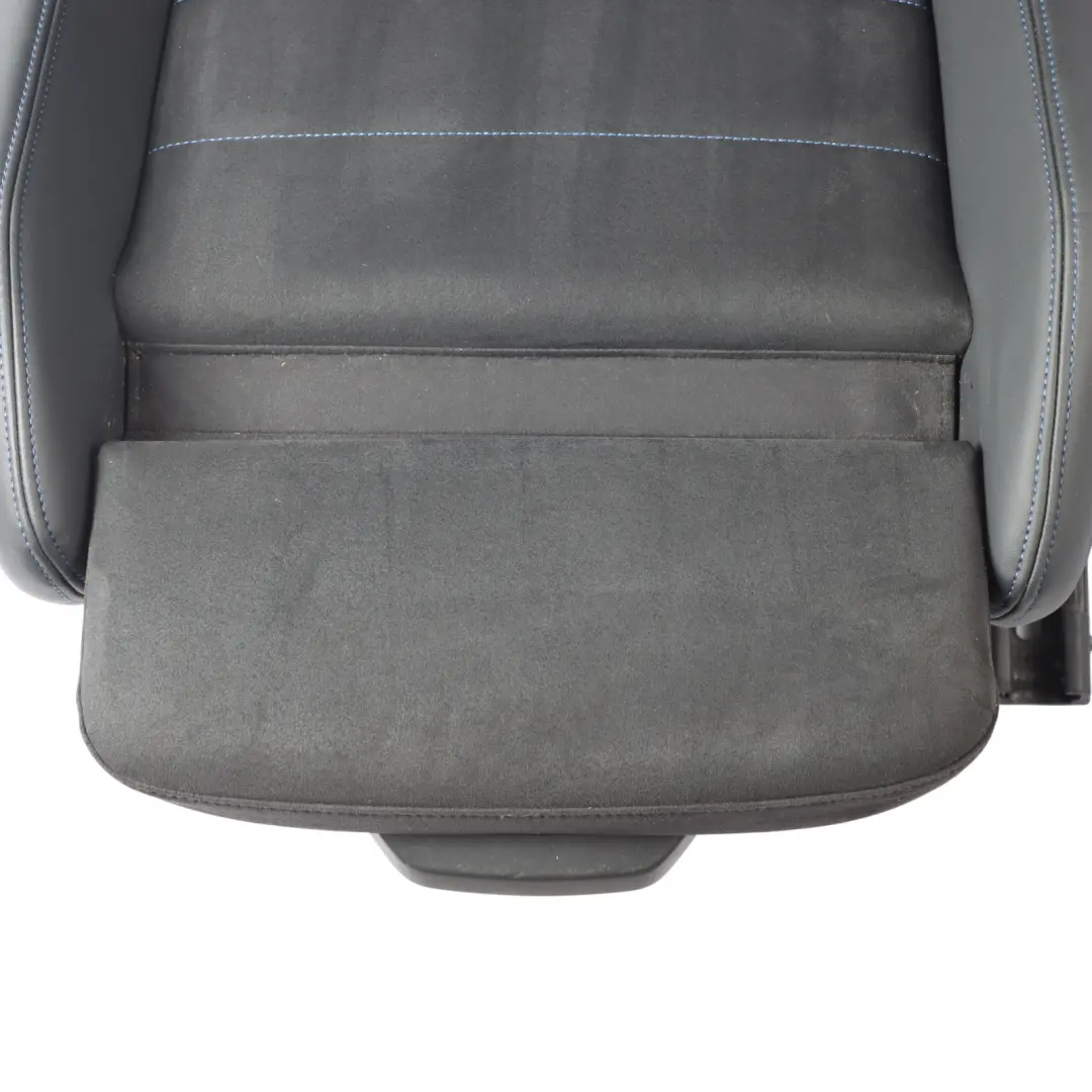 BMW U06 Front Sport Seat Heated Left N/S Interior Alcantara Black Contrast Blue - SKU 5B634E3-1 - Part number 5B634E3