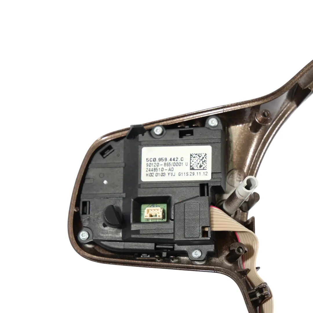 5C Steering Wheel Switch Panel Multifunction 5C0419685L to Volkswagen Beetle with Part number 5C0959442C Volkswagen Beetle 5C Steering Wheel Switch Panel Multifunction 5C0419685L - SKU 5C0959442C - Part number 5C0959442C