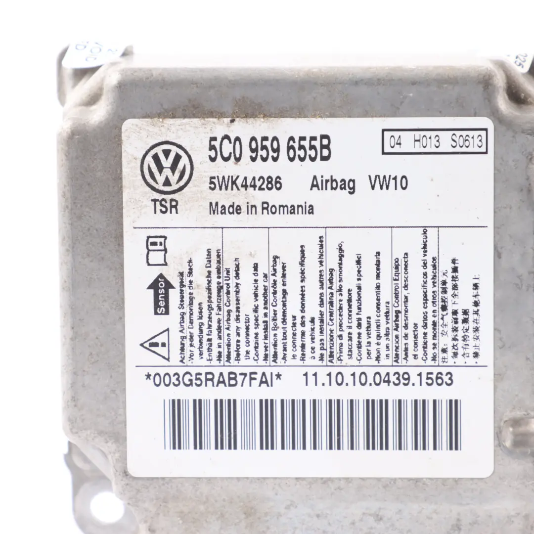 Mk6 VI Modulo Aria Centralina ECU per Volkswagen Golf con numero di parte 5C0959655B Volkswagen Golf Mk6 VI Modulo Aria Centralina ECU - SKU 5C0959655B - Numero di parte 5C0959655B