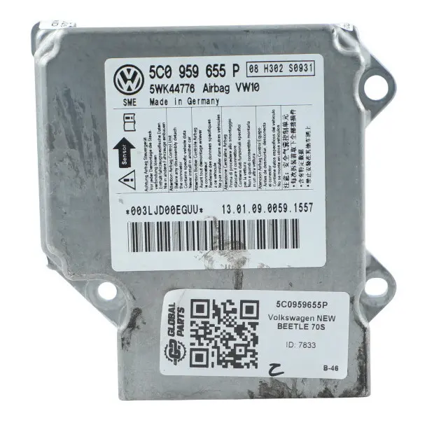 70S Air Module Control Unit ECU to Volkswagen New Beetle with Part number 5C0959655P Volkswagen New Beetle 70S Air Module Control Unit ECU - SKU 5C0959655P - Part number 5C0959655P