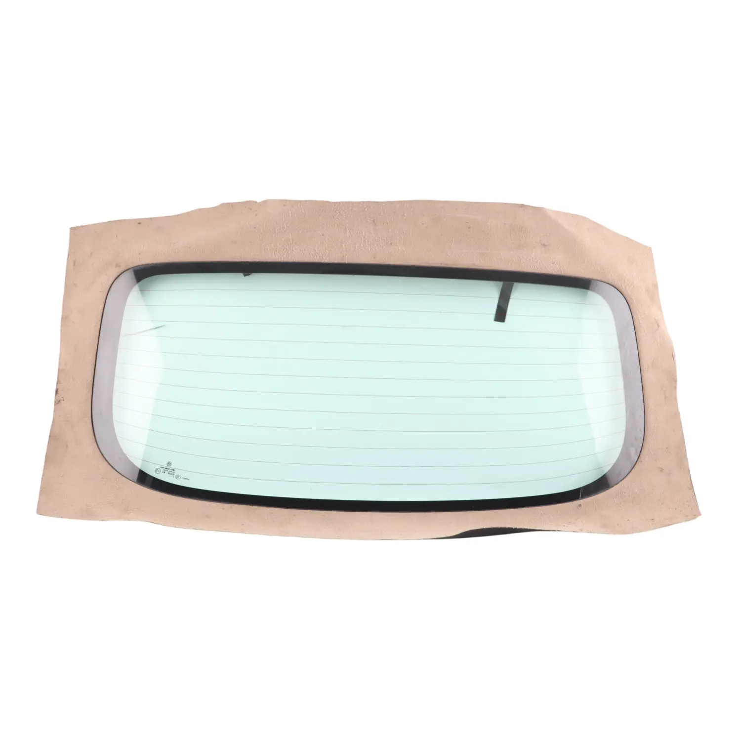 Volkswagen VW New Beetle Rear Window Glass AS2 Beige Top Cover 5C3871036B