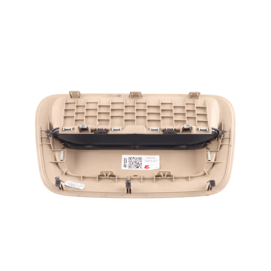 70S Dashboard End Cap Trim Cover Beige to Volkswagen New Beetle with Part number 5C5857200 Volkswagen New Beetle 70S Dashboard End Cap Trim Cover Beige - SKU 5C5857200 - Part number 5C5857200