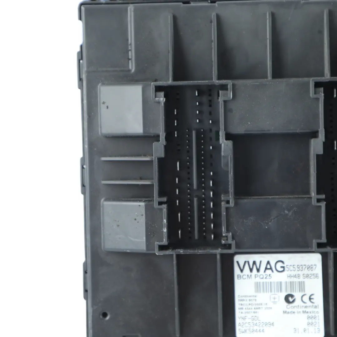 Body Control Comfort Unit Module BCM PQ25 to Volkswagen New Beetle with Part number 5C5937087F Volkswagen New Beetle Body Control Comfort Unit Module BCM PQ25 - SKU 5C5937087F - Part number 5C5937087F