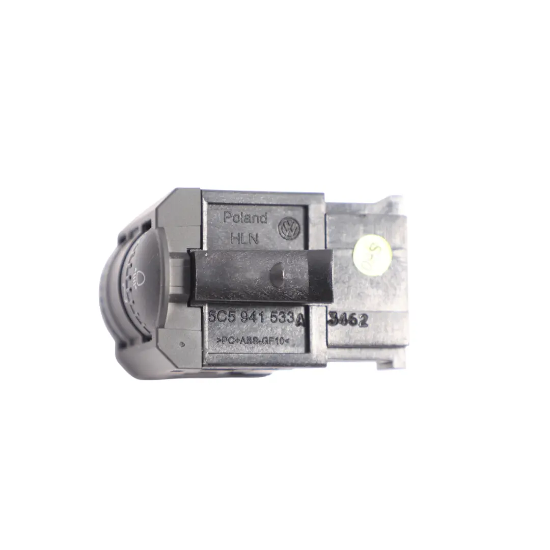 VW Volkswagen New Beetle Front Lamp Headlight Range Adjuster Switch - SKU 5C5941533A - Part number 5C5941533A