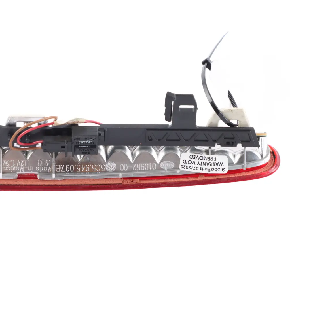 Third Light Brake Lamp to Volkswagen New Beetle Rear Tailgate with Part number 5C5945097B Volkswagen New Beetle Rear Tailgate Third Light Brake Lamp - SKU 5C5945097B - Part number 5C5945097B