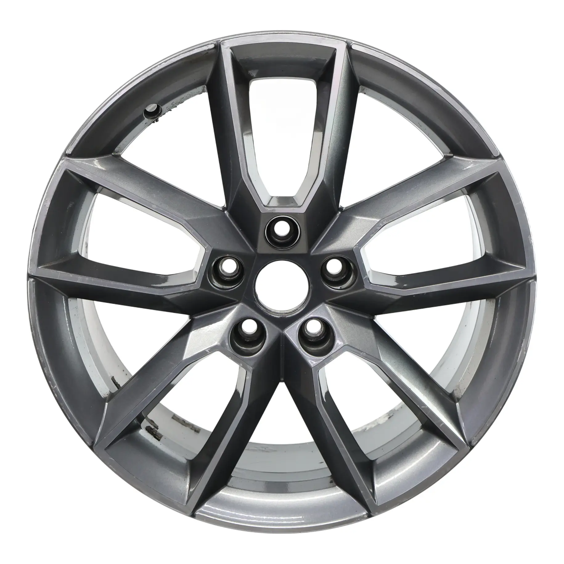 Skoda Octacia VRS Alloy Wheel Rim Silver 7,5J 18" ET:51 Anthracit Grey 5E0601025