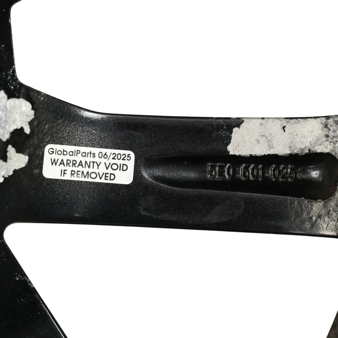  Cerchio Lega Skoda Octacia VRS Argento 7,5J 18" ET:51 Grigio Antracite - SKU 5E0601025-1 - Numero di parte 5E0601025