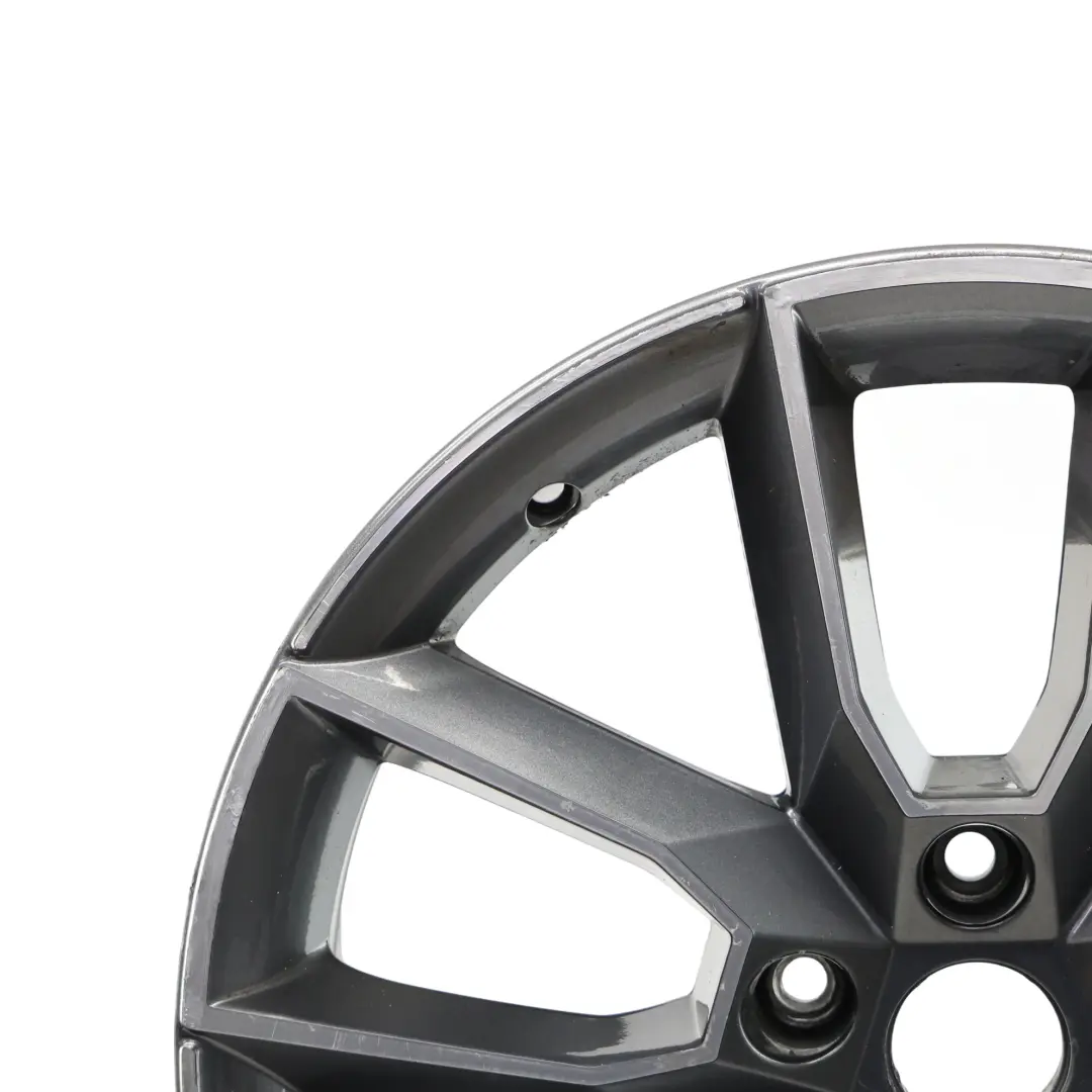 Skoda Octacia VRS Alloy Wheel Rim Silver 7,5J 18" ET:51 Anthracit Grey - SKU 5E0601025-1 - Part number 5E0601025