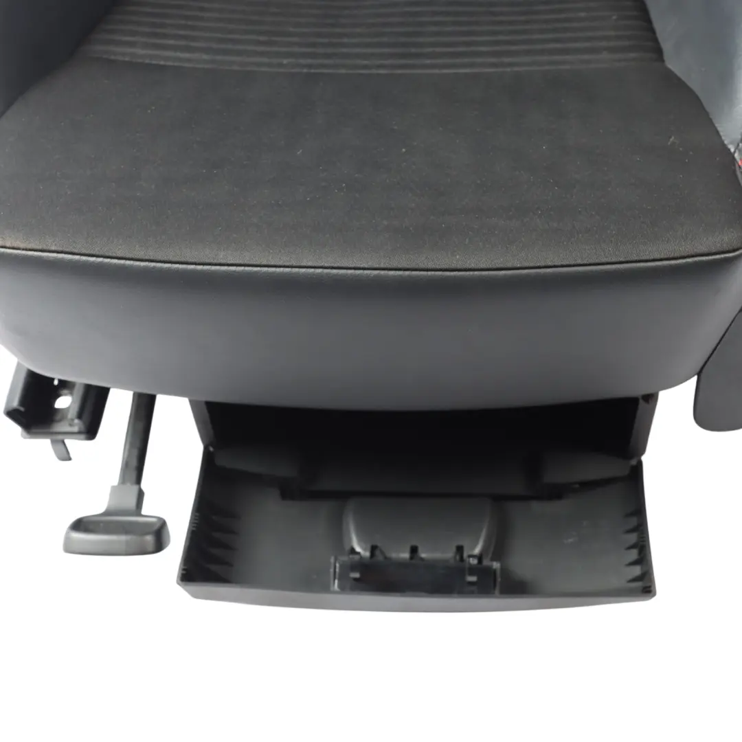 Skoda Octavia 5E VRS Sport Seat Front Left N/S Half Leather Black Red - SKU 5E0881805AA - Part number 5E0881805AA