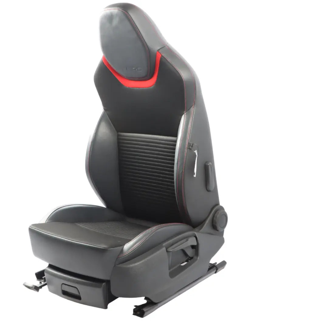 Skoda Octavia 5E VRS Sport Seat Front Left N/S Half Leather Black Red - SKU 5E0881805AA - Part number 5E0881805AA